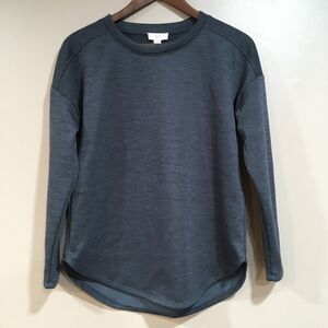 Cupio Crewneck Tunic Sweatshirt Womens S Fleece Minimalist Neutral Lagom Casual